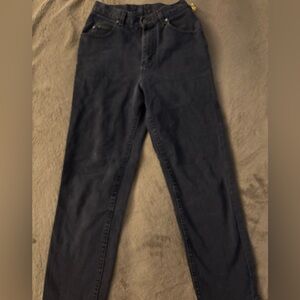 Vintage Lee Riveted Jeans Womens 10 Brown High Waisted Tapered USA Size S